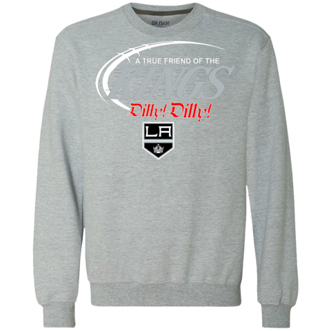 Dilly Dilly A True Friend Of The Los Angeles Kings Sweatshirt - The White Eagles Dilly Dilly A True Friend Of The Los Angeles Kings Sweatshirt - The White Eagles