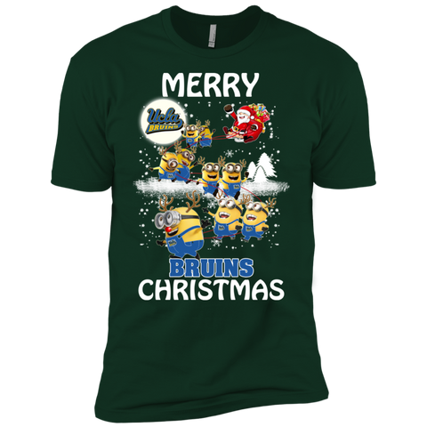 Ucla Bruins Ugly Christmas Sweaters Minions Santa Claus Merry Christmas Men's Sleeve Shirt - The White Eagles Ucla Bruins Ugly Christmas Sweaters Minions Santa Claus Merry Christmas Men's Sleeve Shirt - The White Eagles