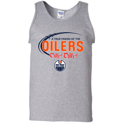 Dilly Dilly A True Friend Of The Edmonton Oilers Tank Top - The White Eagles Dilly Dilly A True Friend Of The Edmonton Oilers Tank Top - The White Eagles