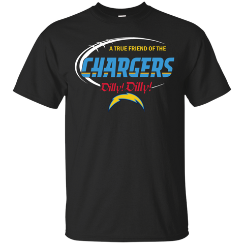 Dilly Dilly Los Angeles Chargers A True Friend Of The Chargers Cotton T-Shirt - The White Eagles Dilly Dilly Los Angeles Chargers A True Friend Of The Chargers Cotton T-Shirt - The White Eagles