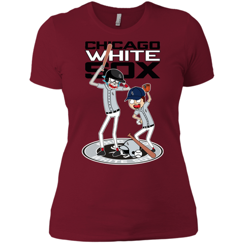 Chicago White Sox Baseball Rick And Morty Ladies' Shirt - The White Eagles Chicago White Sox Baseball Rick And Morty Ladies' Shirt - The White Eagles
