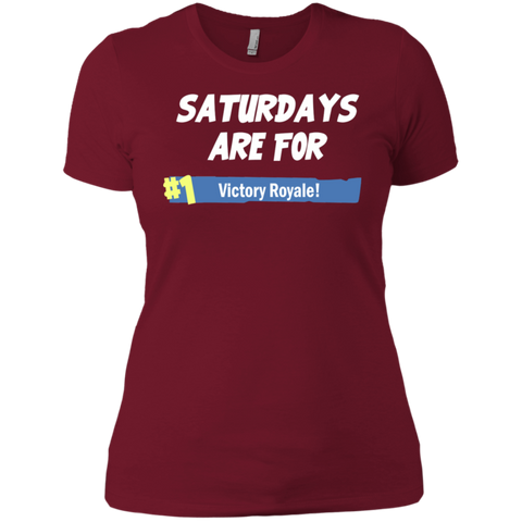 Fortnite Saturdays Are For Victory Royale Ladies' Shirt - The White Eagles Fortnite Saturdays Are For Victory Royale Ladies' Shirt - The White Eagles