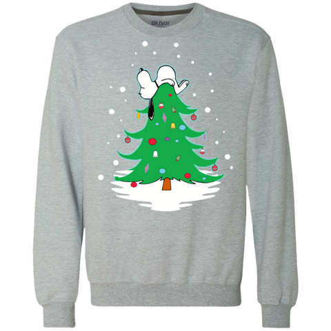 Snoopy Tree Christmas The Peanuts Movie Sweatshirt - The White Eagles Snoopy Tree Christmas The Peanuts Movie Sweatshirt - The White Eagles