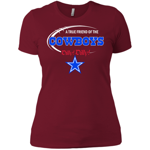 Nfl Dilly Dilly Dallas Cowboys A True Friend Of The Cowboys Ladies' Shirt - The White Eagles Nfl Dilly Dilly Dallas Cowboys A True Friend Of The Cowboys Ladies' Shirt - The White Eagles
