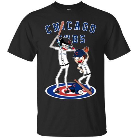 Chicago Cubs Baseball Rick And Morty Cotton T-Shirt - The White Eagles Chicago Cubs Baseball Rick And Morty Cotton T-Shirt - The White Eagles