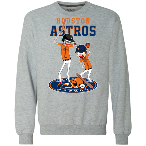 Houston Astros Baseball Rick And Morty Sweatshirt - The White Eagles Houston Astros Baseball Rick And Morty Sweatshirt - The White Eagles