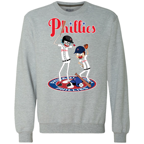 Philadelphia Phillies Baseball Rick And Morty Sweatshirt - The White Eagles Philadelphia Phillies Baseball Rick And Morty Sweatshirt - The White Eagles