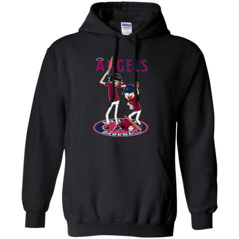 Los Angeles Angels Baseball Rick And Morty Hoodie - The White Eagles Los Angeles Angels Baseball Rick And Morty Hoodie - The White Eagles