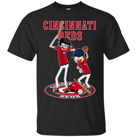 Cincinnati Reds Baseball Rick And Morty Cotton T-Shirt - The White Eagles Cincinnati Reds Baseball Rick And Morty Cotton T-Shirt - The White Eagles