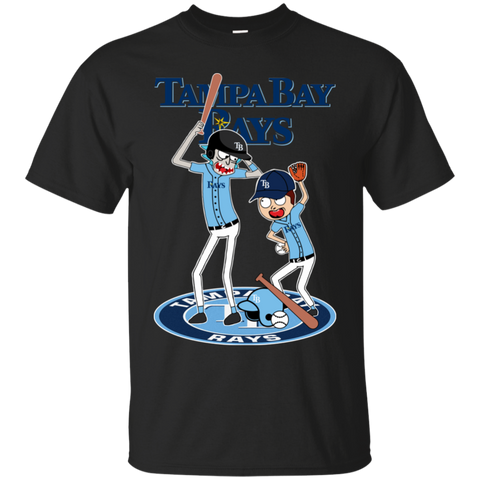 Tampa Bay Rays Baseball Rick And Morty Cotton T-Shirt - The White Eagles Tampa Bay Rays Baseball Rick And Morty Cotton T-Shirt - The White Eagles