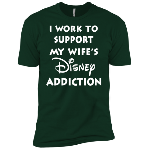 I Work To Support My Wife's Disney Addiction - Disney Shirt Men's Sleeve Shirt - The White Eagles I Work To Support My Wife's Disney Addiction - Disney Shirt Men's Sleeve Shirt - The White Eagles