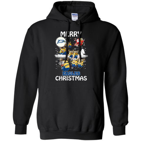 Georgia Southern Eagles Ugly Christmas Sweaters Minions Santa Claus Merry Christmas Hoodie - The White Eagles Georgia Southern Eagles Ugly Christmas Sweaters Minions Santa Claus Merry Christmas Hoodie - The White Eagles
