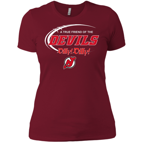 Dilly Dilly A True Friend Of The New Jersey Devils Ladies' Shirt - The White Eagles Dilly Dilly A True Friend Of The New Jersey Devils Ladies' Shirt - The White Eagles
