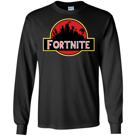 Fortnite Jurassic Park Jurassic World Fallen Kingdom LS Cotton T-Shirt - The White Eagles Fortnite Jurassic Park Jurassic World Fallen Kingdom LS Cotton T-Shirt - The White Eagles