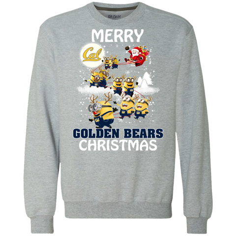 California Golden Bears Ugly Christmas Sweaters Minions Santa Claus Merry Christmas Sweatshirt - The White Eagles California Golden Bears Ugly Christmas Sweaters Minions Santa Claus Merry Christmas Sweatshirt - The White Eagles