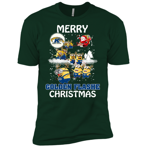 Kent State Golden Flashes Ugly Christmas Sweaters Minions Santa Claus Merry Christmas Men's Sleeve Shirt - The White Eagles Kent State Golden Flashes Ugly Christmas Sweaters Minions Santa Claus Merry Christmas Men's Sleeve Shirt - The White Eagles