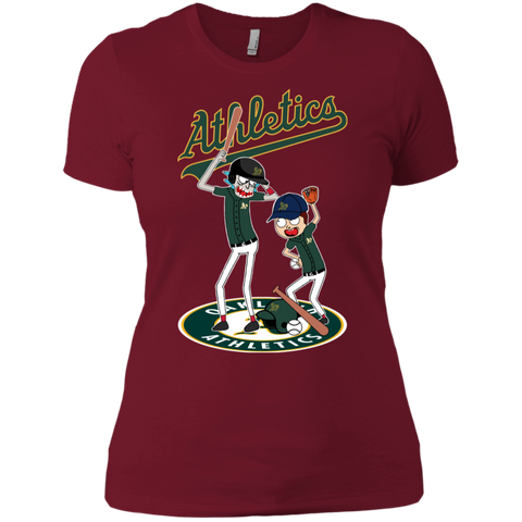 Oakland Athletics Baseball Rick And Morty Ladies' Shirt - The White Eagles Oakland Athletics Baseball Rick And Morty Ladies' Shirt - The White Eagles