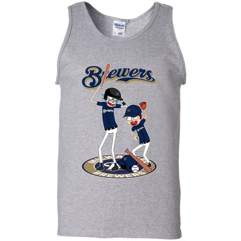 Milwaukee Brewers Baseball Rick And Morty Tank Top - The White Eagles Milwaukee Brewers Baseball Rick And Morty Tank Top - The White Eagles