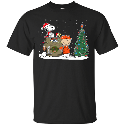 Denver Broncos Snoopy The Peanuts Ugly Christmas Sweater Super Bowl Cotton T-Shirt - The White Eagles Denver Broncos Snoopy The Peanuts Ugly Christmas Sweater Super Bowl Cotton T-Shirt - The White Eagles