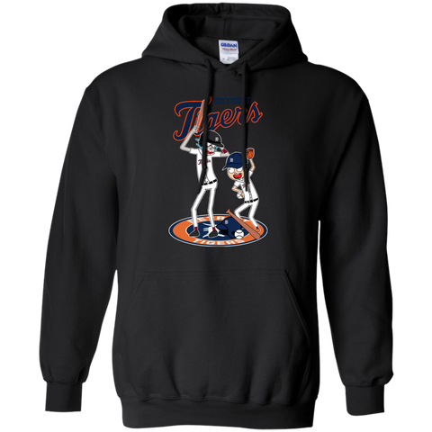 Detroit Tigers Baseball Rick And Morty Hoodie - The White Eagles Detroit Tigers Baseball Rick And Morty Hoodie - The White Eagles
