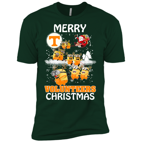 Tennessee Volunteers Ugly Christmas Sweaters Minions Santa Claus Merry Christmas Men's Sleeve Shirt - The White Eagles Tennessee Volunteers Ugly Christmas Sweaters Minions Santa Claus Merry Christmas Men's Sleeve Shirt - The White Eagles