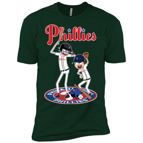 Philadelphia Phillies Baseball Rick And Morty Men's Sleeve Shirt - The White Eagles Philadelphia Phillies Baseball Rick And Morty Men's Sleeve Shirt - The White Eagles