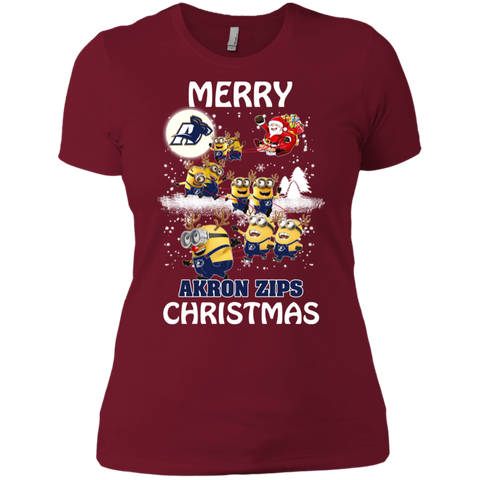 Akron Zips T Shirts Minions Santa Claus Merry Christmas Hoodies Sweatshirts Ladies' Shirt - The White Eagles Akron Zips T Shirts Minions Santa Claus Merry Christmas Hoodies Sweatshirts Ladies' Shirt - The White Eagles