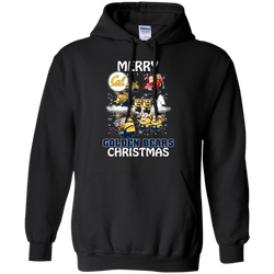 California Golden Bears T Shirts Minions Santa Claus Merry Christmas Hoodie - The White Eagles
