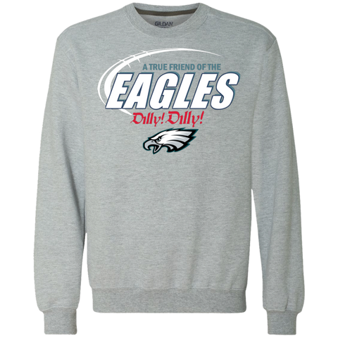 Nfl Dilly Dilly Philadelphia Eagles A True Friend Of The Eagles Sweatshirt - The White Eagles