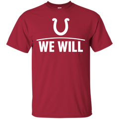 We Will Shirt For Indianapolis Colts Fans Cotton T-Shirt - The White Eagles