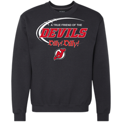 Dilly Dilly A True Friend Of The New Jersey Devils Sweatshirt - The White Eagles