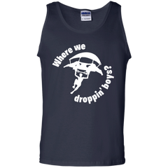 Fortnite Where We Droppin Tank Top - The White Eagles