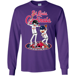 St Louis Cardinals Baseball Rick And Morty LS Cotton T-Shirt - The White Eagles