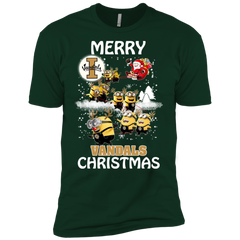 Idaho Vandals Ugly Christmas Sweaters Minions Santa Claus Merry Christmas Men's Sleeve Shirt - The White Eagles