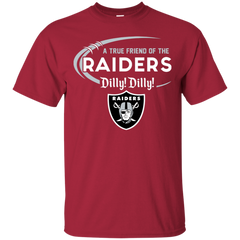 Dilly Dilly Raiders A True Friend Of The Raiders Cotton T-Shirt - The White Eagles