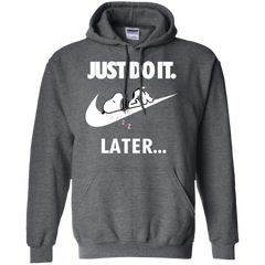 Just Do It The Peanuts Movie Snoopy Nike Logo Hoodie - The White Eagles