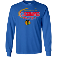 Dilly Dilly A True Friend Of The Chicago Blackhawks LS Cotton T-Shirt - The White Eagles