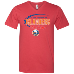 Dilly Dilly A True Friend Of The New York Islanders Men's V-Neck T-Shirt - The White Eagles