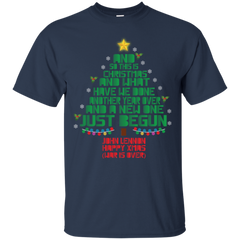 And So This Is And What Have We Done Another Year Over And A New One Just Begun John Lennon War Is Over Cotton T-Shirt - The White Eagles