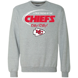 Dilly Dilly Kansas City Chiefs A True Friend Of The Chiefs Sweatshirt - The White Eagles