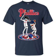 Philadelphia Phillies Baseball Rick And Morty Cotton T-Shirt - The White Eagles