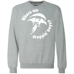 Fortnite Where We Droppin Sweatshirt - The White Eagles