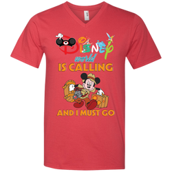 Disney World Is Calling And I Must Go T-shirts, Hoodie Men's V-Neck T-Shirt - The White Eagles