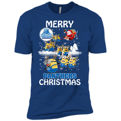 Georgia State Panthers Ugly Christmas Sweaters Minions Santa Claus Merry Christmas Men's Sleeve Shirt - The White Eagles