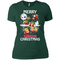 South Alabama Jaguars Ugly Christmas Sweaters Minions Santa Claus Merry Christmas Ladies' Shirt - The White Eagles