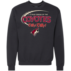 Dilly Dilly A True Friend Of The Arizona Coyotes Sweatshirt - The White Eagles