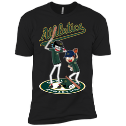 Oakland Athletics Baseball Rick And Morty Men's Sleeve Shirt - The White Eagles