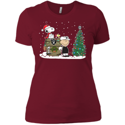 Oakland Raiders Snoopy The Peanuts Ugly Christmas Sweater  Super Bowl Ladies' Shirt - The White Eagles