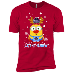 Minion Central Arkansas Bears Ugly Christmas Sweaters Let It Snow Men's Sleeve Shirt - The White Eagles
