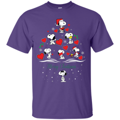 Snoopy Merry Christmas The Peanuts Movie Cotton T-Shirt - The White Eagles